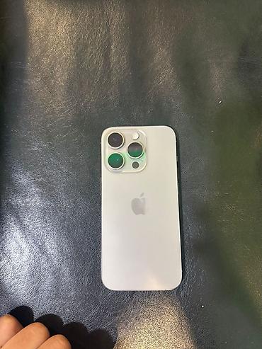 ref iphone satisi: IPhone 15 Pro, 128 GB, Gümüşü, Face ID — 2