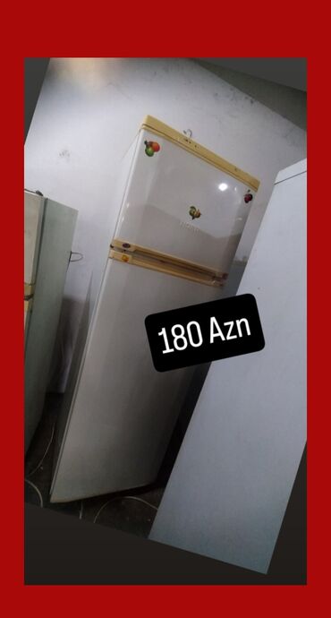 Soyuducular: Məişət soyuducuları 1) Tək qapılı soyuducu - Rəng: ağ, bej detallarla -da lalafo.az — 2 Soyuducular: Məişət soyuducuları 1) Tək qapılı soyuducu - Rəng: ağ, bej detallarla — 2