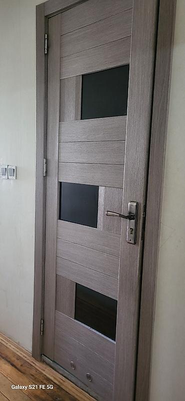 qapi mdf: Otaq qapısı – müasir dizayn - Material: ağac teksturalı MDF/laminat — 1
