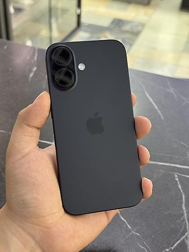 IPhone 16, Б/у, 128 ГБ, Черный, В рассрочку, 91 %