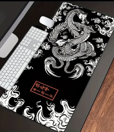 Masaüstü kompüterlər və iş stansiyaları: 🐉 90×40 sm Speed Mousepad – Ejderha Dizaynlı Qiymət: 20 AZN Ölçü: 90