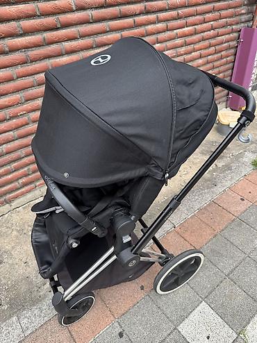 ступенька детская: Коляска Cybex Platinum (серия Priam платформа Platinum), цвет Black — 7