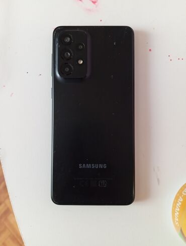 samsung j5 2018: Samsung Galaxy A33, 128 GB, rəng - Qara, Barmaq izi, İki sim kartlı