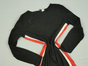 czarna dopasowana sukienka h m: H&M, Sukienka damska, S