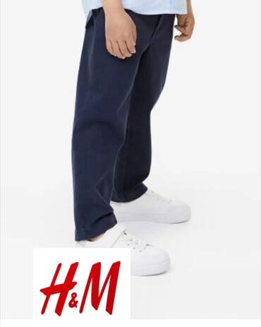 h m детские комбинезоны: Стильные брюки на 6-7 лет Цвет темно-синий,супер качество Заказывали