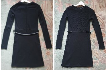 Haljine: Diane von Furstenberg - DVF original crna zimska haljina sa detaljima — 6
