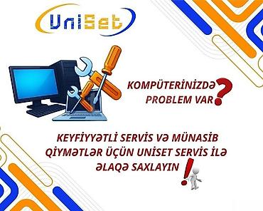 Услуги: Kompüter təmiri Şəhər: Bakı Xidmətin növü: Kompüter və noutbukların — 1