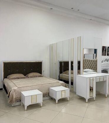 заказать мебель в бишкеке: Уктоочу бөлмө гарнитуру, Жаңы, Эки кишилик керебет, Шкаф, Комод, Турция, Жыгач, түсү - Ак lalafo.kg да заказать мебель в бишкеке: Уктоочу бөлмө гарнитуру, Жаңы, Эки кишилик керебет, Шкаф, Комод, Турция, Жыгач, түсү - Ак