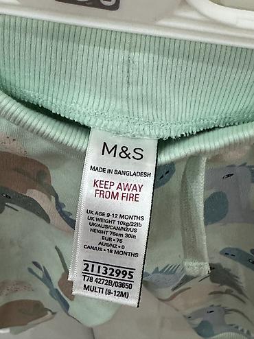 sport şalvar: Marks Spencer firmasidir. ici qalindir. cox az geyinilib. teze — 2