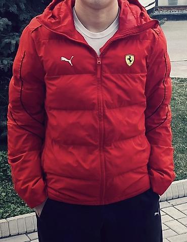 puma ferrari: Мужская куртка, Стандарт, Puma, Б/у, цвет - Красный, Самовывоз, Платная доставка — 1
