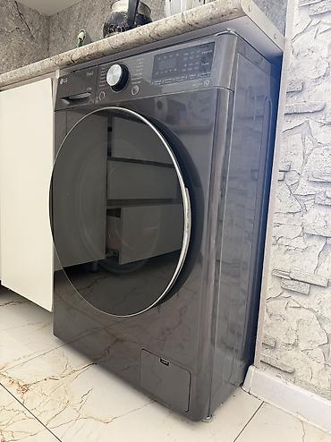 Paltaryuyan maşınlar: Paltaryuyan maşın LG, 9 kq, İşlənmiş, Avtomat, Qurutmasız, Kredit yoxdur, Ünvandan götürmə — 2