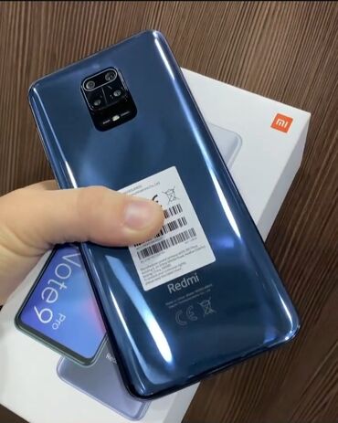 Redmi Note 9 Pro Max, 128 GB, rəng - Mavi, İki sim kartlı, Barmaq izi