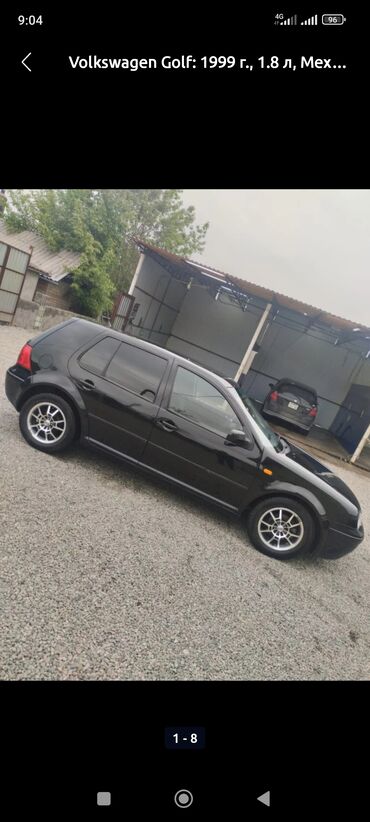 2107 машина: Volkswagen Golf: 1999 г., 1.8 л, Механика, Бензин