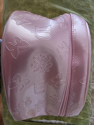 orginal canta: İsaDora markalı kosmetik çantası - Rəng: açıq çəhrayı - Material — 2