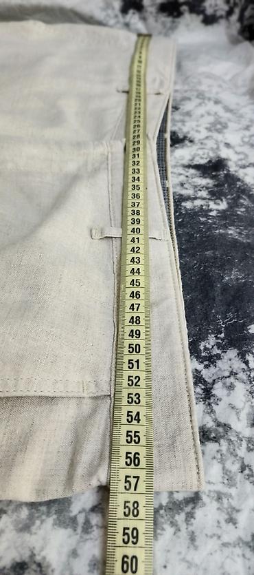брюки: Полуклассические Мужские брюки, 2XL, цвет - Бежевый — 3