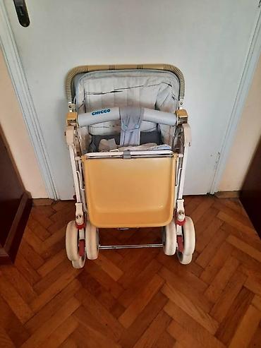Kolica za bebe: Stara retro Chicco Atlantic decija kolica za bebe - vintage Sipka — 3