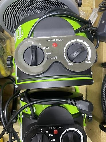 Тепловые пушки: Тепловая пушка Электрическая, более 2000 Вт, Регулировка температуры — 6