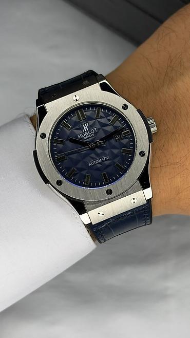 saat alanlar: Yeni, Qol saatı, Hublot, rəng - Mavi — 2