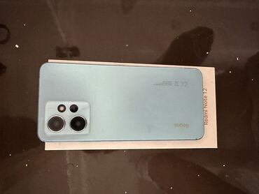 телевон буу: Redmi, Redmi Note 12, Колдонулган, 128 ГБ, түсү - Көгүлтүр, 2 SIM