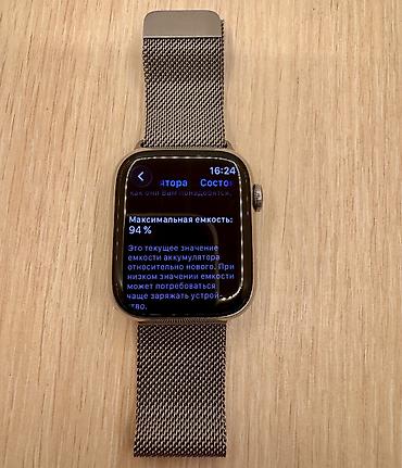 Apple Watch: Продаю Apple watch Stainless Steel series 8 45mm SILVER. ❌Обмена — 9