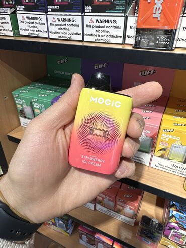 qəlyan tütünü satışı: MOCİG 10000 tüstü Nikotin 5% Bak tutumu 20ml 1)ejdaha meyvesi