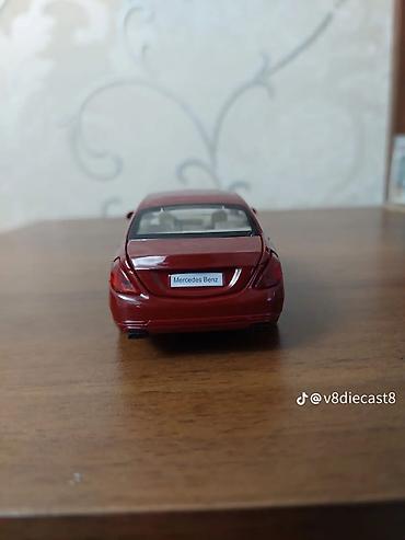 maneki neko top: MSZ Street Series metal oyuncaq avtomobil – Mercedes‑Benz S600 (miqyas — 9