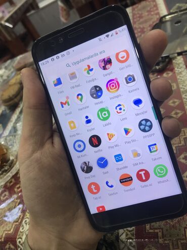 flai uan telefon: Xiaomi Mi A1, 64 ГБ, цвет - Черный, 
 Сенсорный, Отпечаток пальца, Две SIM карты