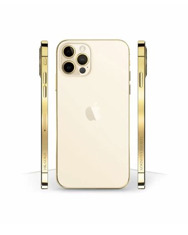 айфон хз макс: IPhone 12 Pro Max, Колдонулган, 256 ГБ, Алтын, Коргоочу айнек, Куту, Кабель, 88 %