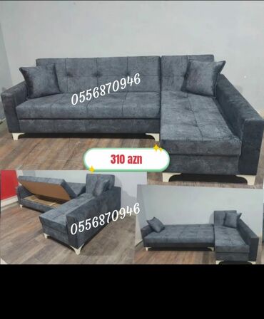 Sifarişlə divanlar: Divan, Qonaq otağı üçün, Parça, Bazalı, Açılan — 10