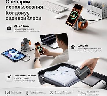 ace: Док-станция 6 в 1 ACEFAST Z9 80 Вт — беспроводная зарядка Qi2, GaN — 5