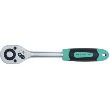 ручка шариковая: Ключ - трещотка 1/2, 72 зуба, с быстрым сбросом, CrV Stels. Ключ
