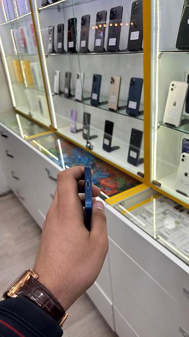 iphone 12 64 gb: IPhone 12, 64 GB, Pacific Blue, Zəmanət, Face ID, Simsiz şarj — 5