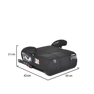 tech komplet: Auto sedište buster Monza sa ISOFIX-om 125–150 cm, Black (Šifra — 4
