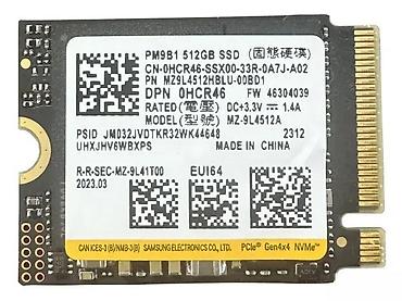 Hard diskovi, eksterni diskovi: Samsung PM9B1 NVMe SSD 512 GB (M.2 2230) - Model: MZ-9L4512A (PN — 1