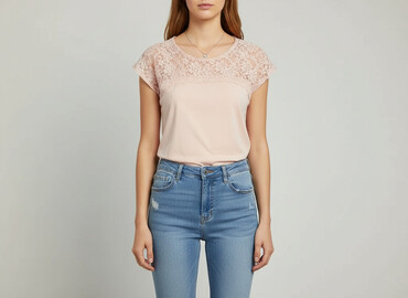 t shirty calvin klein damskie modivo: Clockhouse, T-shirt damski, rozmiar XS