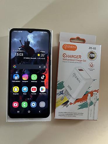 Мобильные телефоны и аксессуары: Samsung Galaxy A02, 32 ГБ, цвет - Голубой, Сенсорный — 2