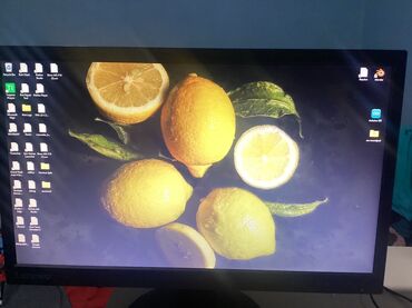 studio monitor: Gaming masaüstü kompüter seti Tərkib: - Sistem bloku: ağ korpus, ön və
