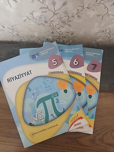 Kitablar və jurnallar: Riyaziyyat 5 6 7 sinifler toplular 3u bir yerde satilir — 1
