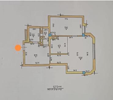 6: 2 комнаты, 65 м², Учкун мкр Элитка, 4 этаж, Евроремонт — 8