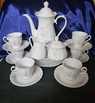 Kuhinjski setovi: Servis za kafu,caj poslastice 1950g+.Eschenbach Bavaria. Servis — 6