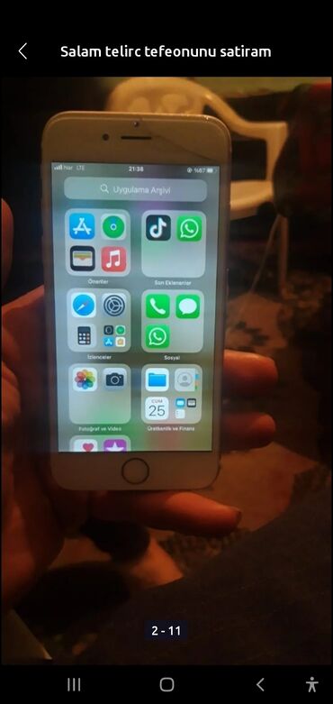 iphone x gold: IPhone 6s, 32 GB, Qızılı, Barmaq izi