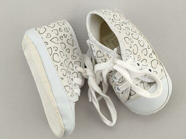 białe buty na grubej podeszwie: Baby shoes, 16, condition - Good