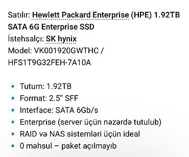 sert disk: SSD disk HP, 2 TB, Yeni — 5