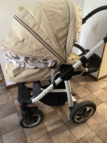 Коляски: Коляска, цвет - Желтый, Б/у — 3