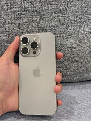 системный блок i3: IPhone 16 Pro, Б/у, 128 ГБ, Natural Titanium, Защитное стекло, Чехол, 90 %