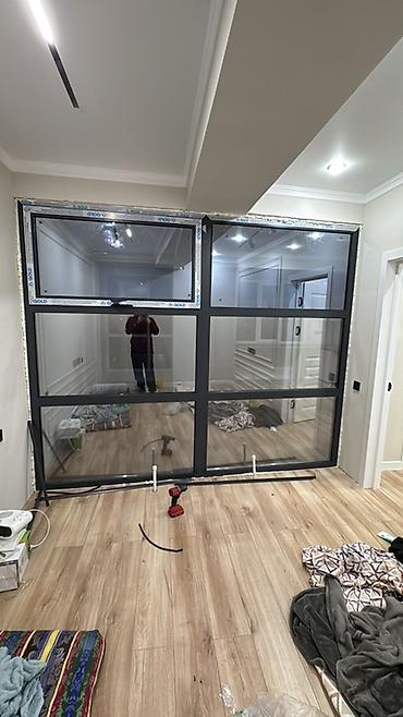 a frame: На заказ Каркасная перегородка, Монтаж — 4
