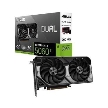 Masaüstü kompüterlər və iş stansiyaları: Videokart Asus GeForce RTX 5060 Ti, 16 GB, Yeni