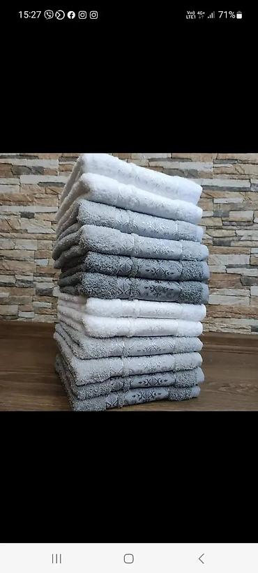 Peškiri: Set pamučnih peškira za kupatilo Veliki 3700 din 6 kom, 3500 din 12 — 18
