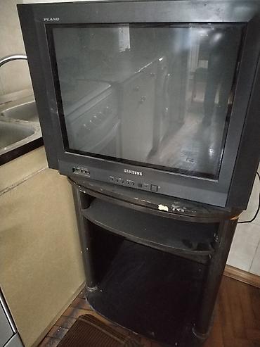 Samsung Plano kineskop televizor + altlıq - Ekran: Plano CRT (düz ön