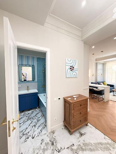Продажа квартир: 2 комнаты, 48 м², Асанбай мкр Элитка, 2 этаж, Дизайнерский ремонт — 4